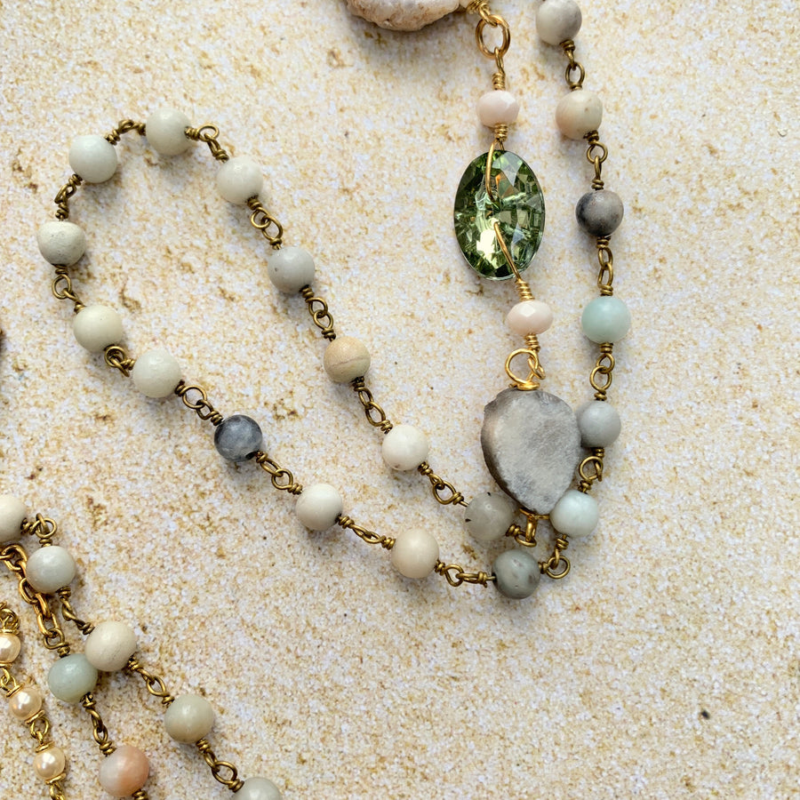 Lenora Dame Beachcomber Found Treasures Necklace