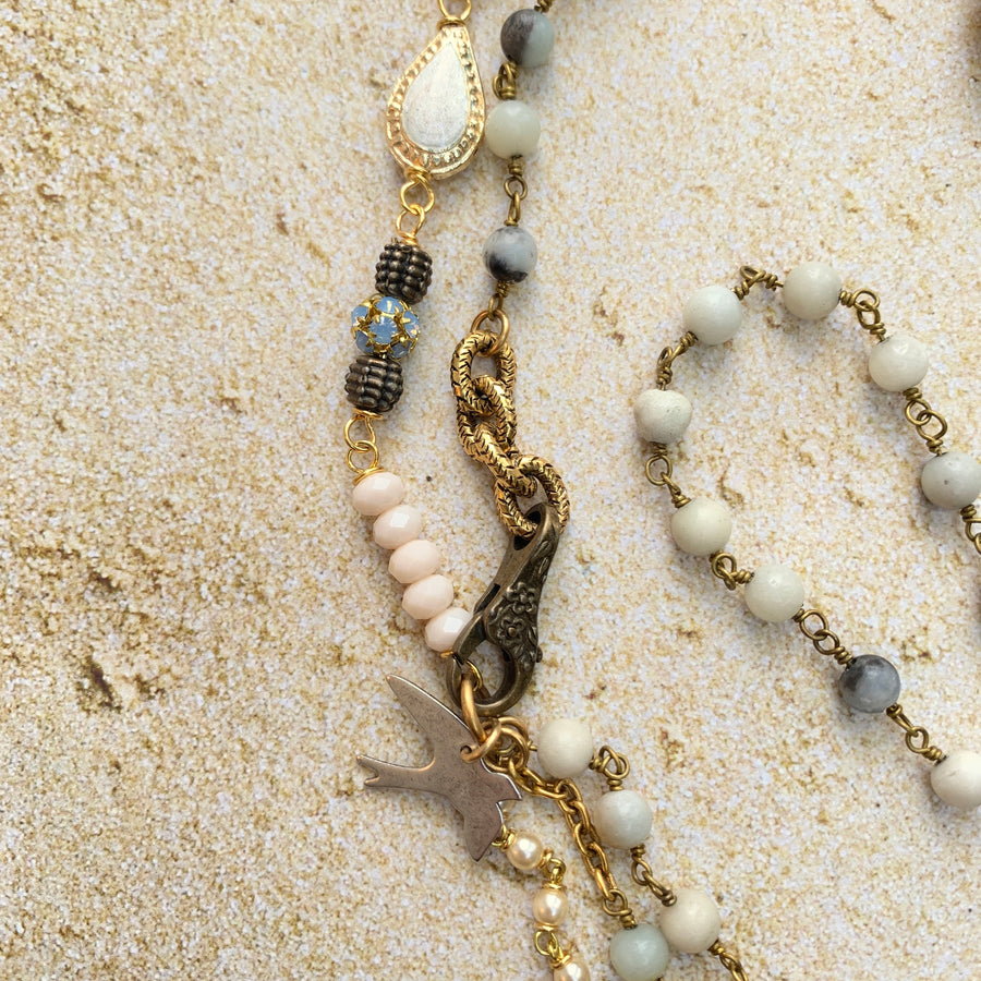 Lenora Dame Beachcomber Found Treasures Necklace