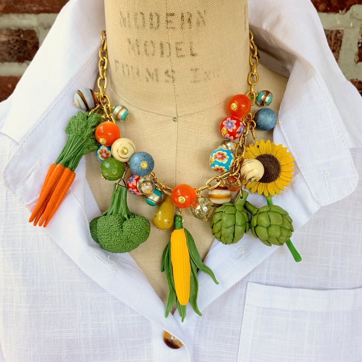 Lenora Dame Vegetable Garden Necklace