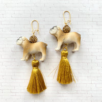 English Bulldog Earrings