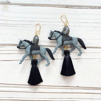 Lenora Dame Horse Earrings - 4 Horse Options