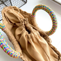 The Frida Straw Handbag - One-of-a-Kind