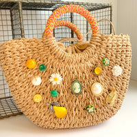 Lenora Dame The Isla Straw Handbag - One-of-a-Kind