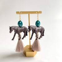 Lenora Dame Horse Earrings - 4 Horse Options