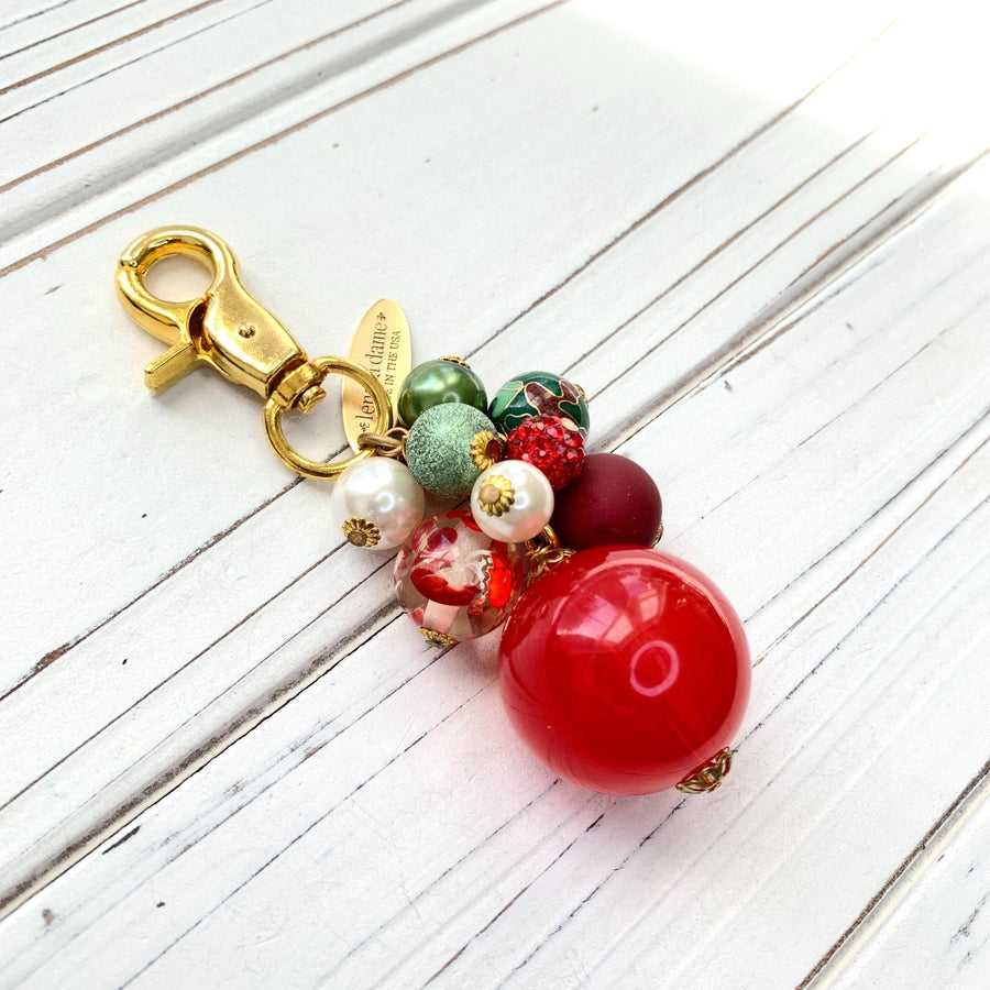 Christmas Bulb Purse Charm