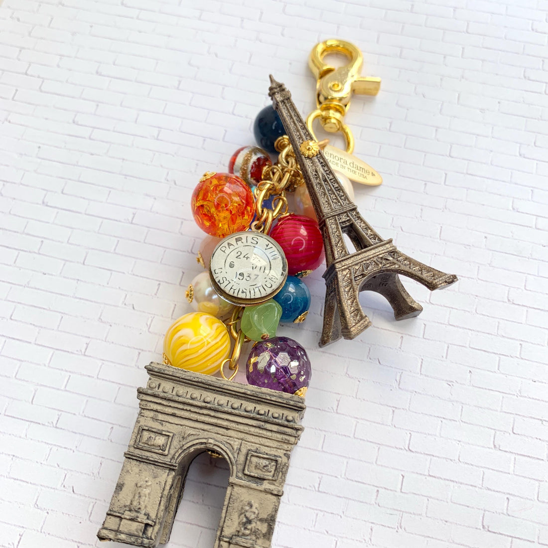 Icons of Paris Bag Charm