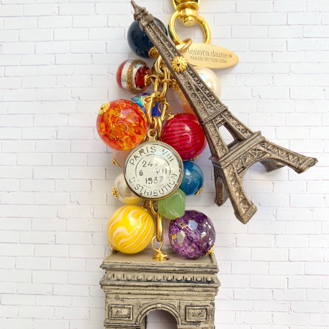 Icons of Paris Bag Charm