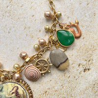 Vintage Mermaids Charm Necklace