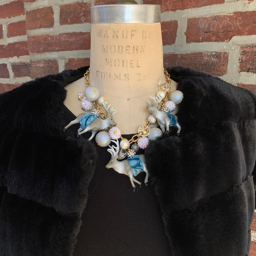 Lenora Dame Winter Wonderland Christmas Necklace