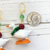 NEW Lenora Dame Christmas Duck Earrings