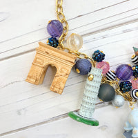 Lenora Dame World Landmarks Charm Necklace