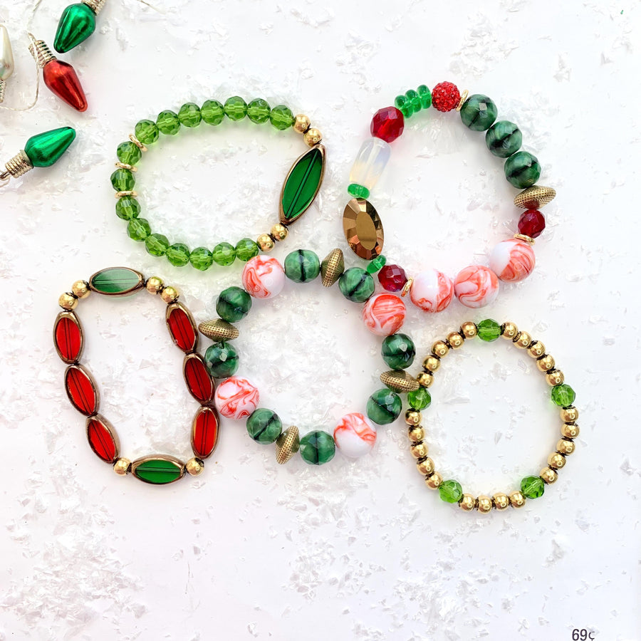 Holiday Stretch Bracelet Set