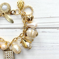 Classic Pearl Bauble Charm Bracelet