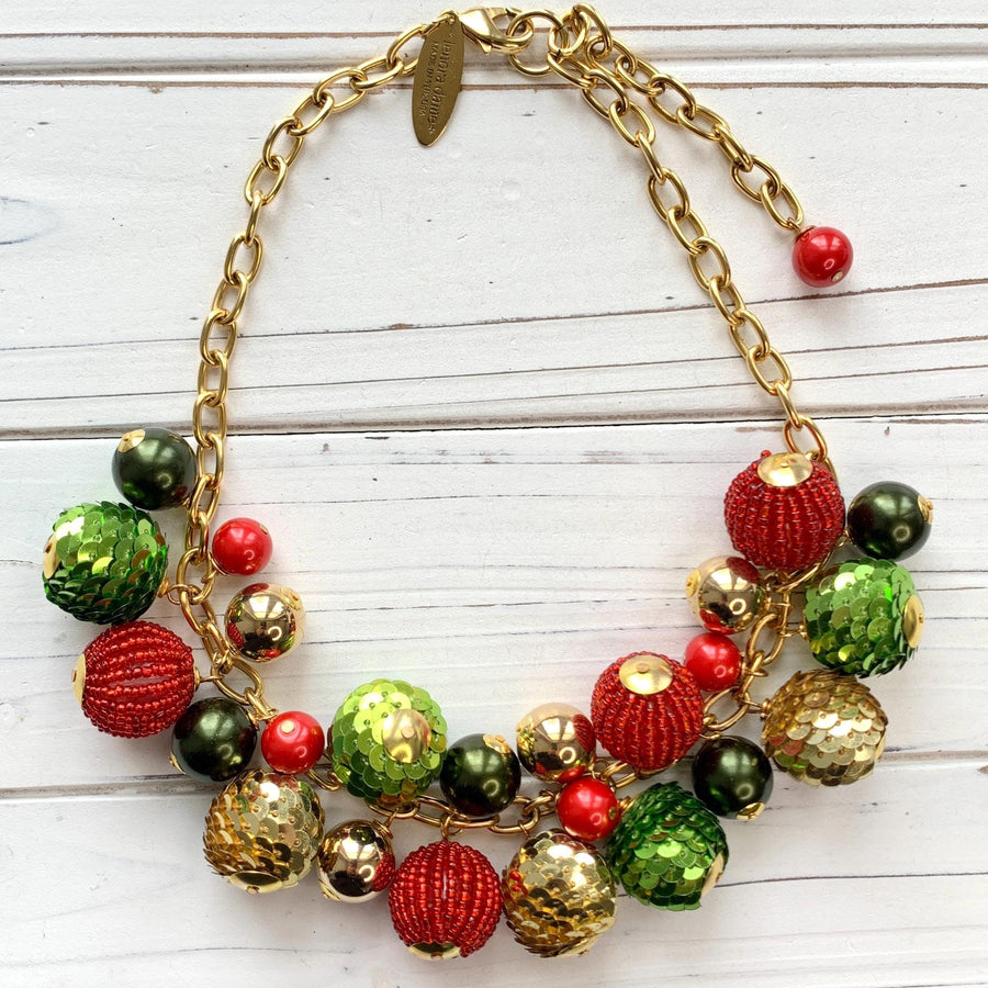 Sequin Christmas Eve Necklace