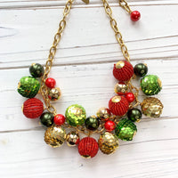 Sequin Christmas Eve Necklace