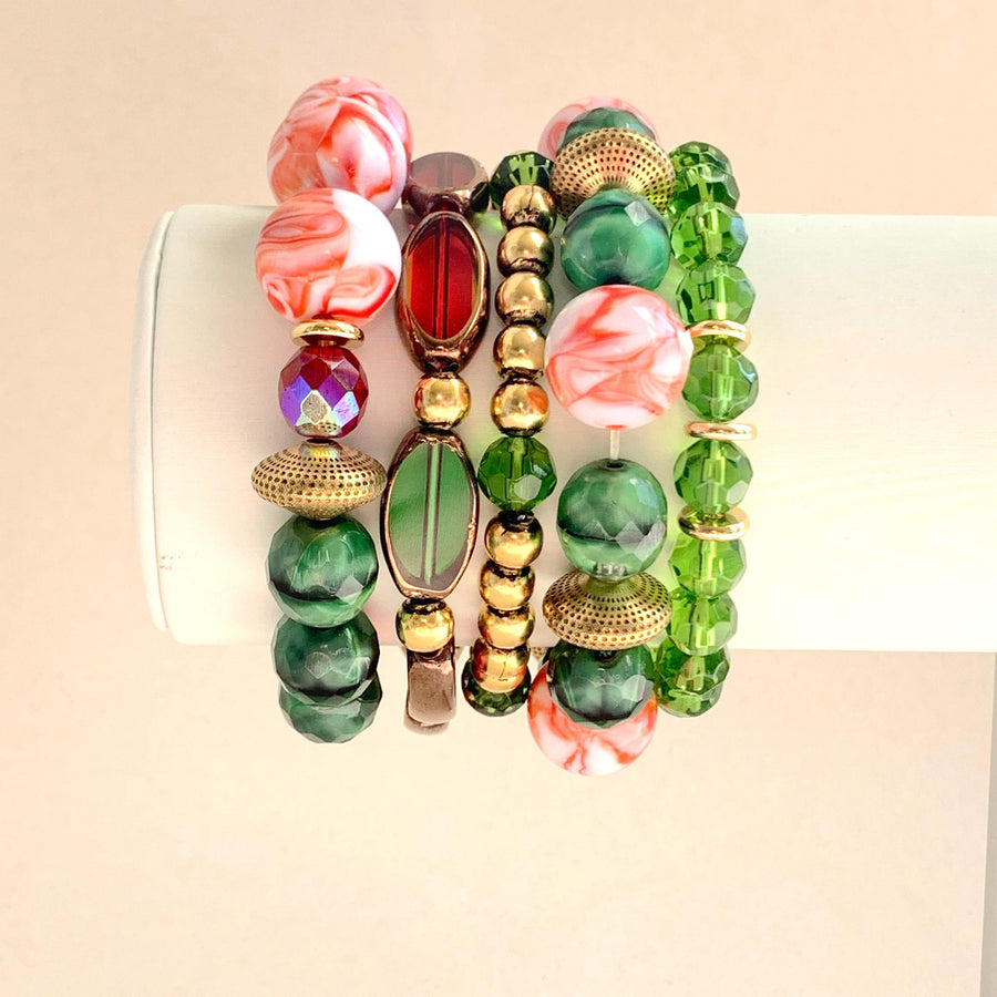 Holiday Stretch Bracelet Set