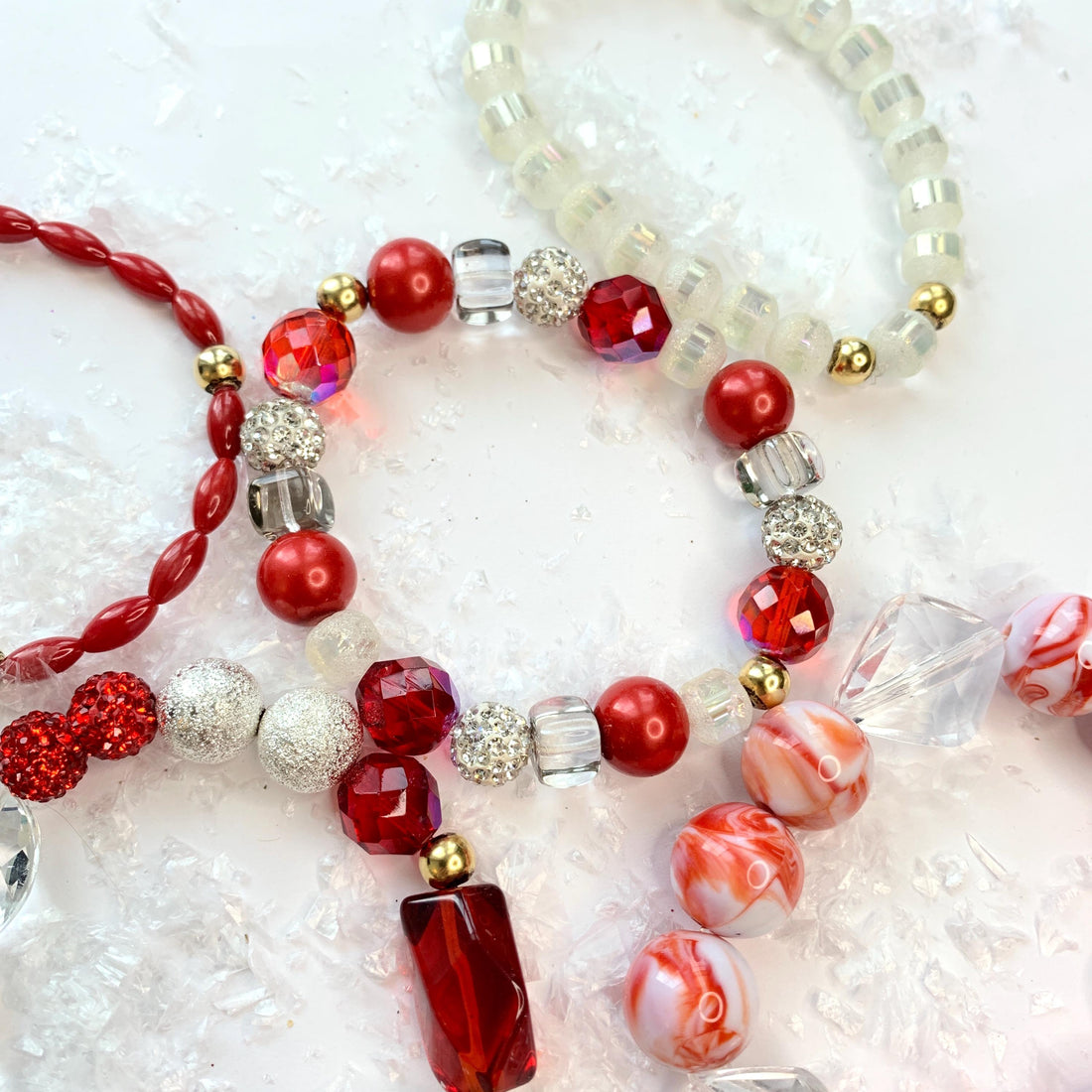 Peppermint Stretch Bracelet Set