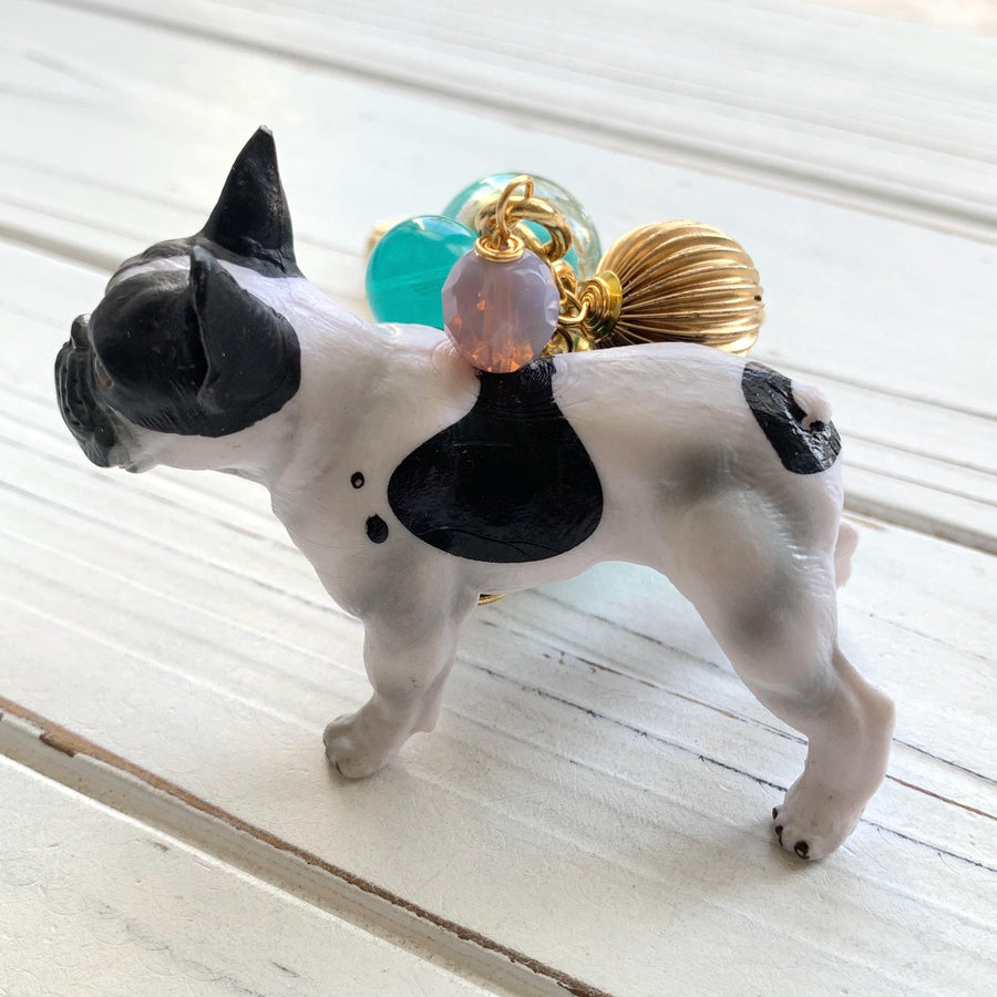 Lenora Dame French Bulldog Bag Charm