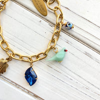 Go Fish Vintage Treasures Charm Bracelet - One-of-a-Kind