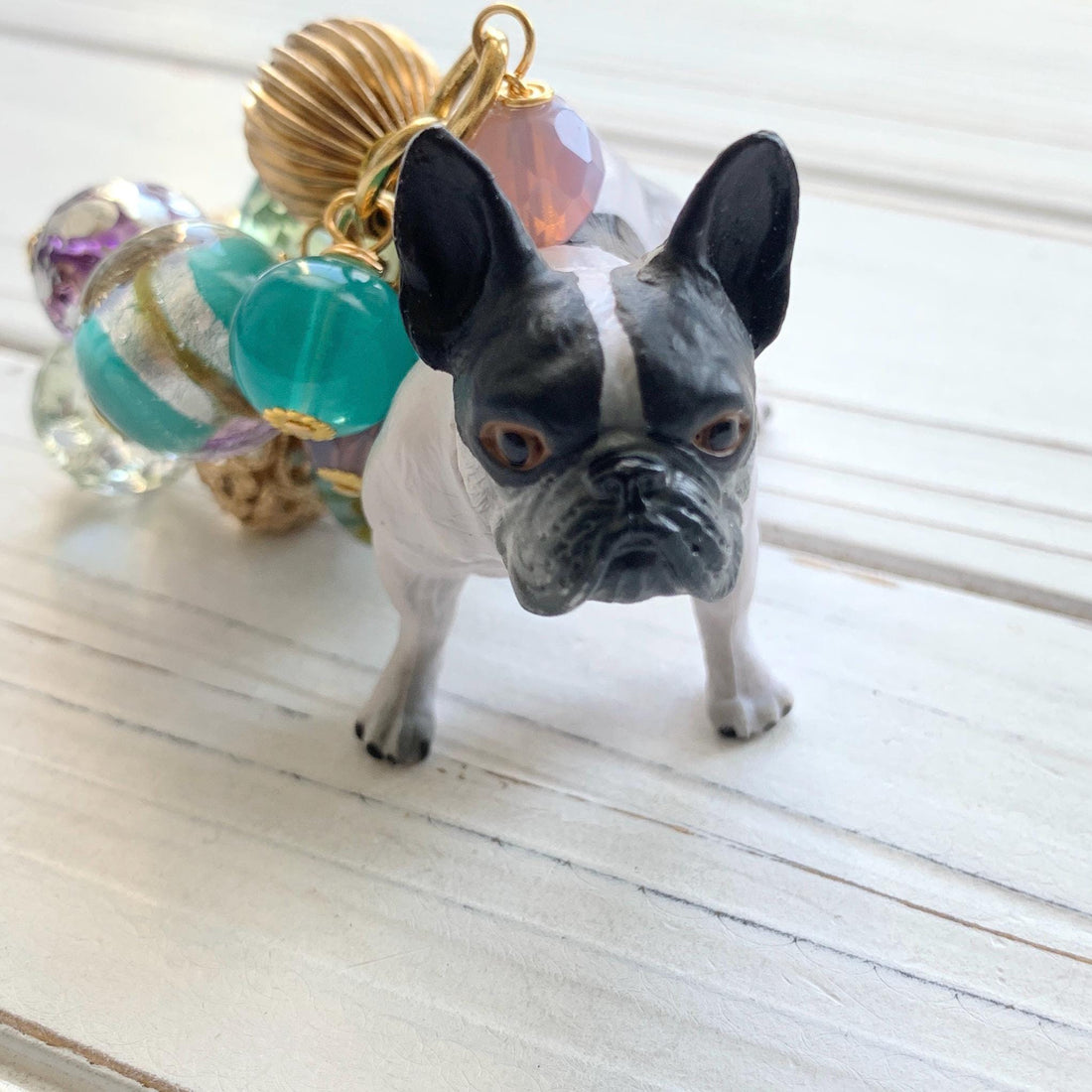 Lenora Dame French Bulldog Bag Charm