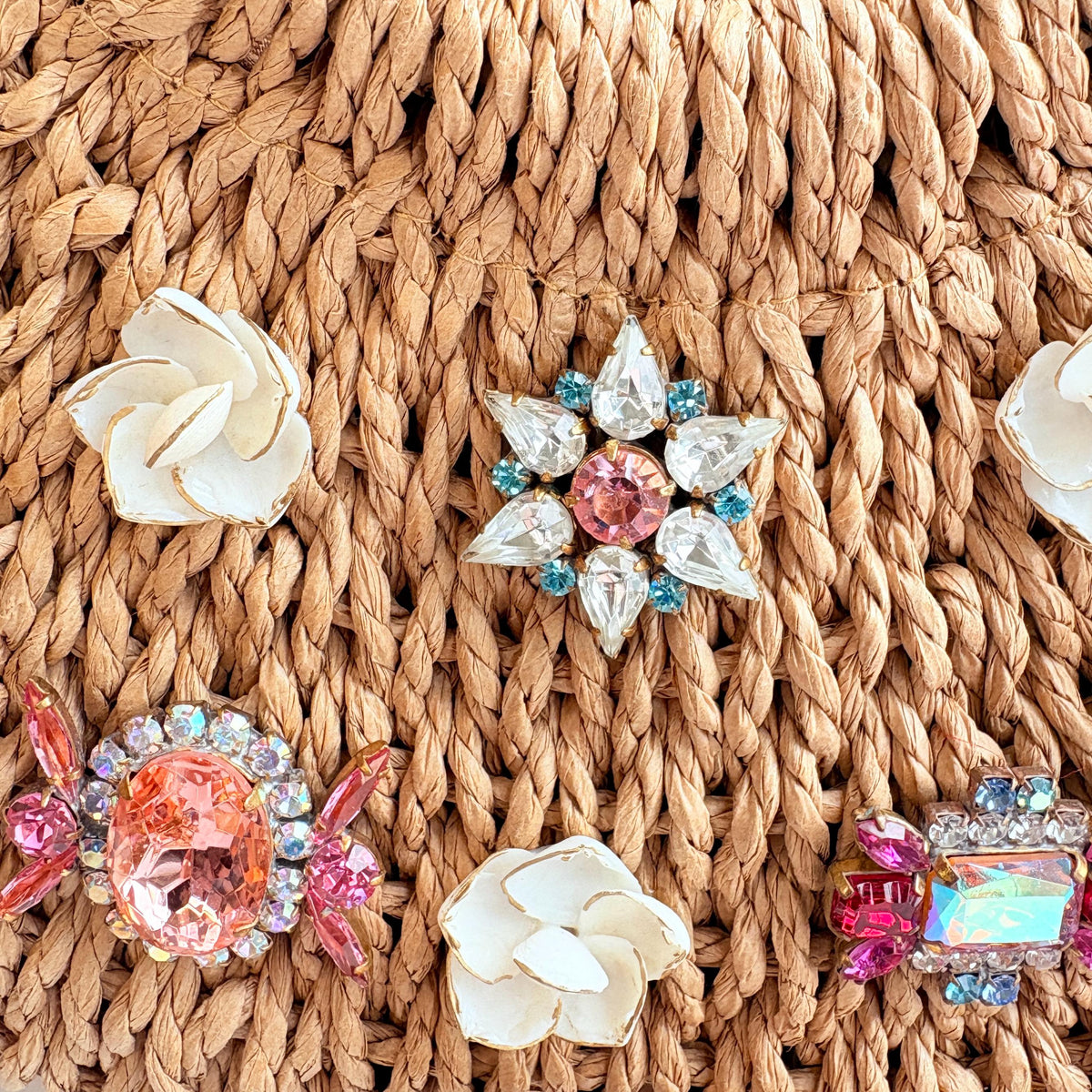 The Cora Woven Straw Handbag - One-of-a-Kind