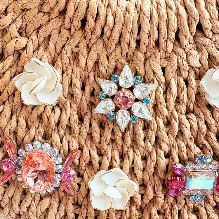 The Cora Woven Straw Handbag - One-of-a-Kind