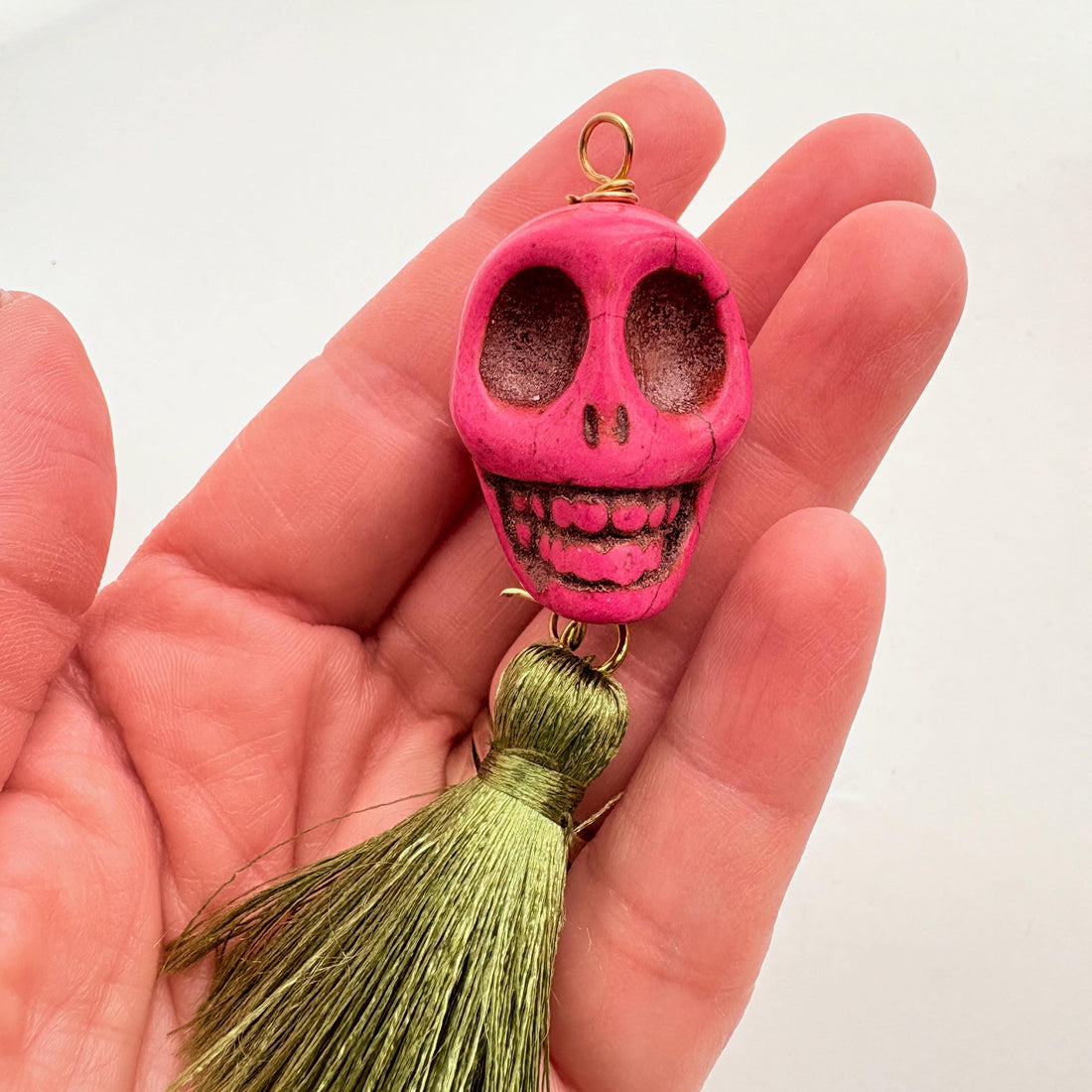 Sugar Skull Earrings - 5 Color Choices