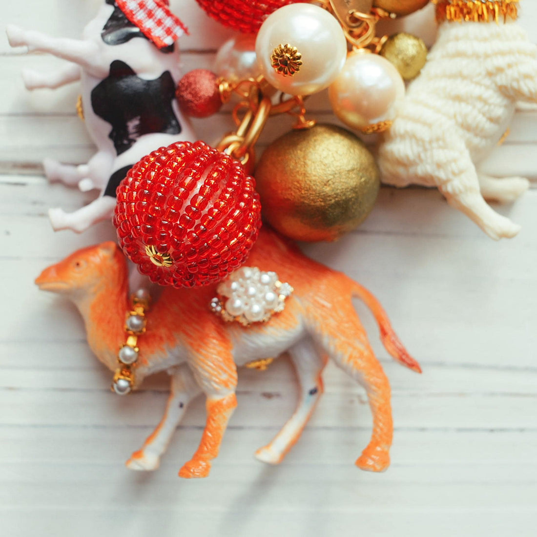 Away in a Manger Christmas Bag Charm