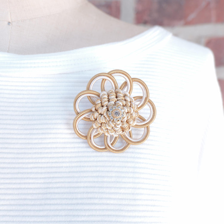 Lenora Dame One-of-a-Kind holiday brooch