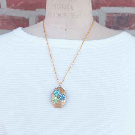 Lenora Dame One-of-a-Kind glitzy holiday Locket
