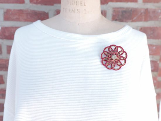 Lenora Dame One-of-a-Kind holiday brooch