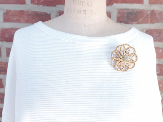 Lenora Dame One-of-a-Kind holiday brooch