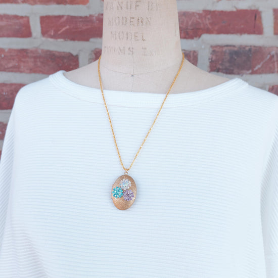 Lenora Dame One-of-a-Kind glitzy holiday Locket