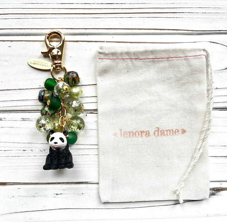 Lenora Dame Panda Purse Charm