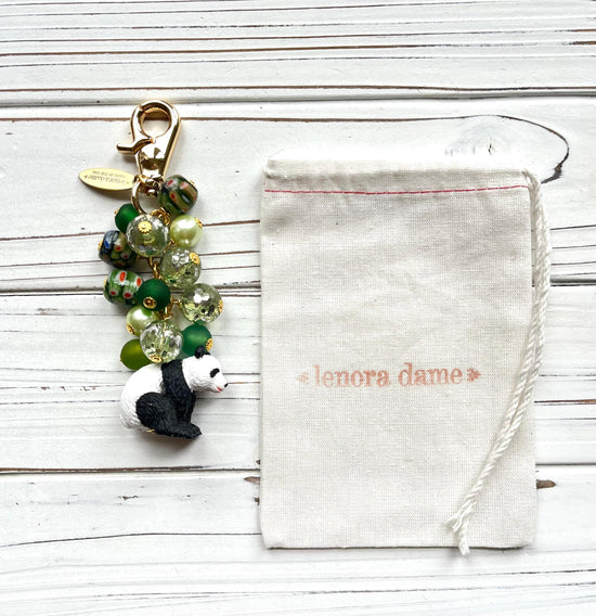 Lenora Dame Panda Purse Charm