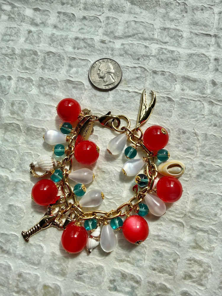 Lenora Dame Lobster Charm Bracelet