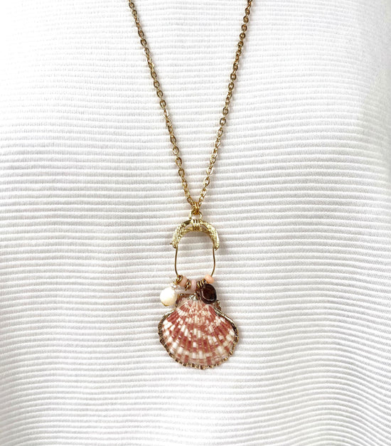 Lenora Dame One-Of-A-Kind Seashell Pendant Necklace