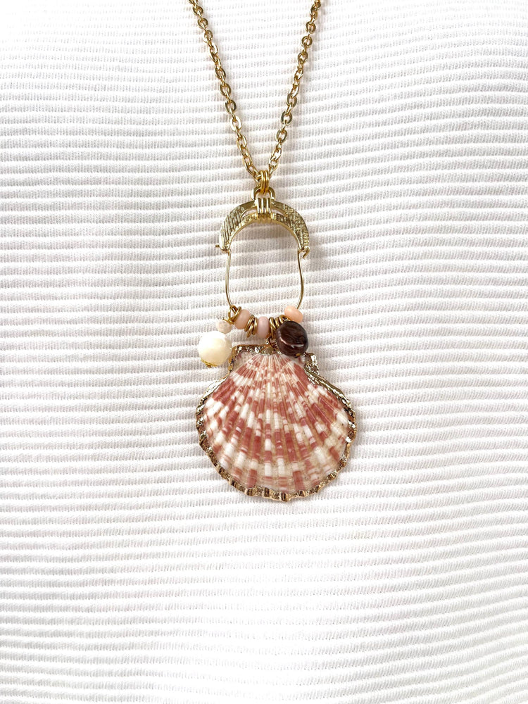 Lenora Dame One-Of-A-Kind Seashell Pendant Necklace