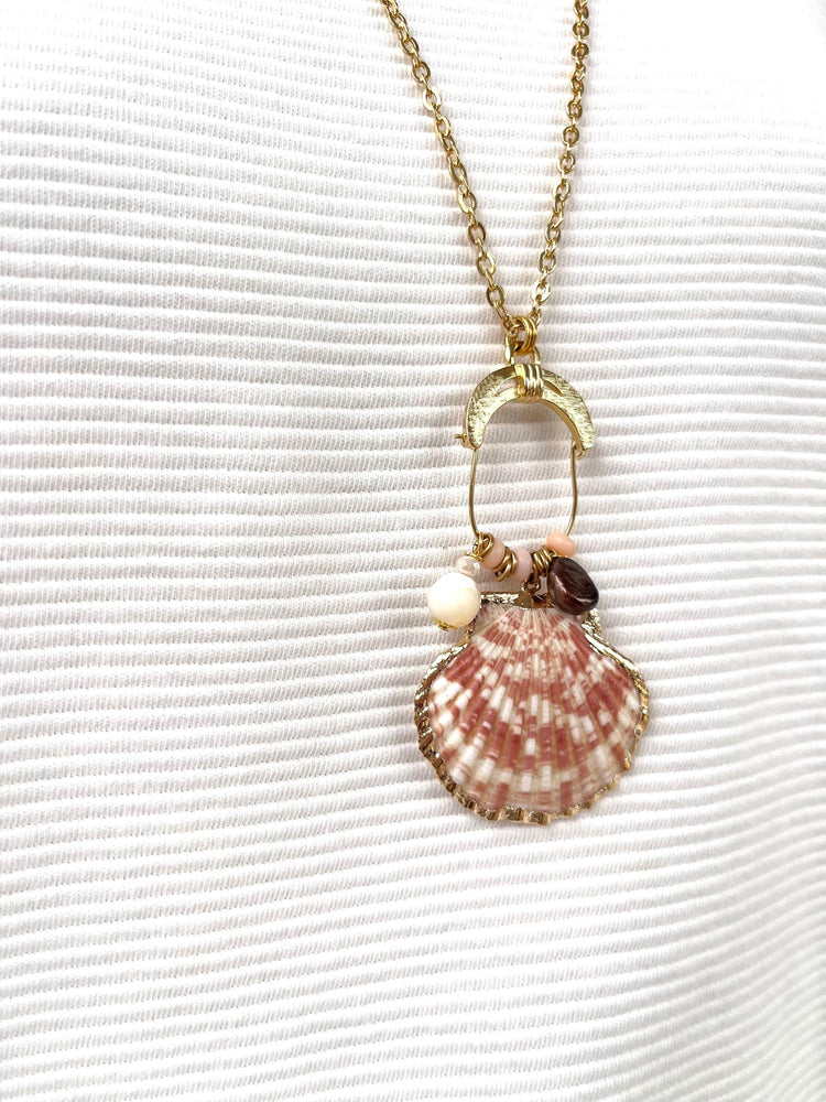 Lenora Dame One-Of-A-Kind Seashell Pendant Necklace