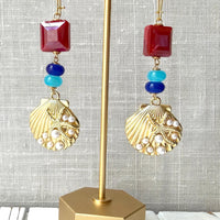 Lenora Dame American Seashell Earrings