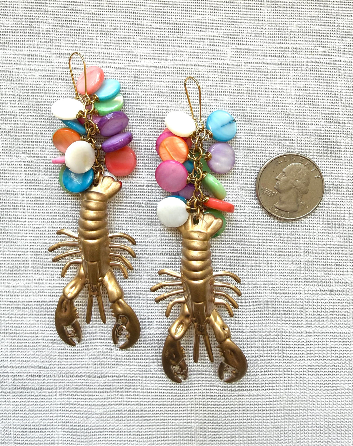 Lenora Dame Lobster Earrings