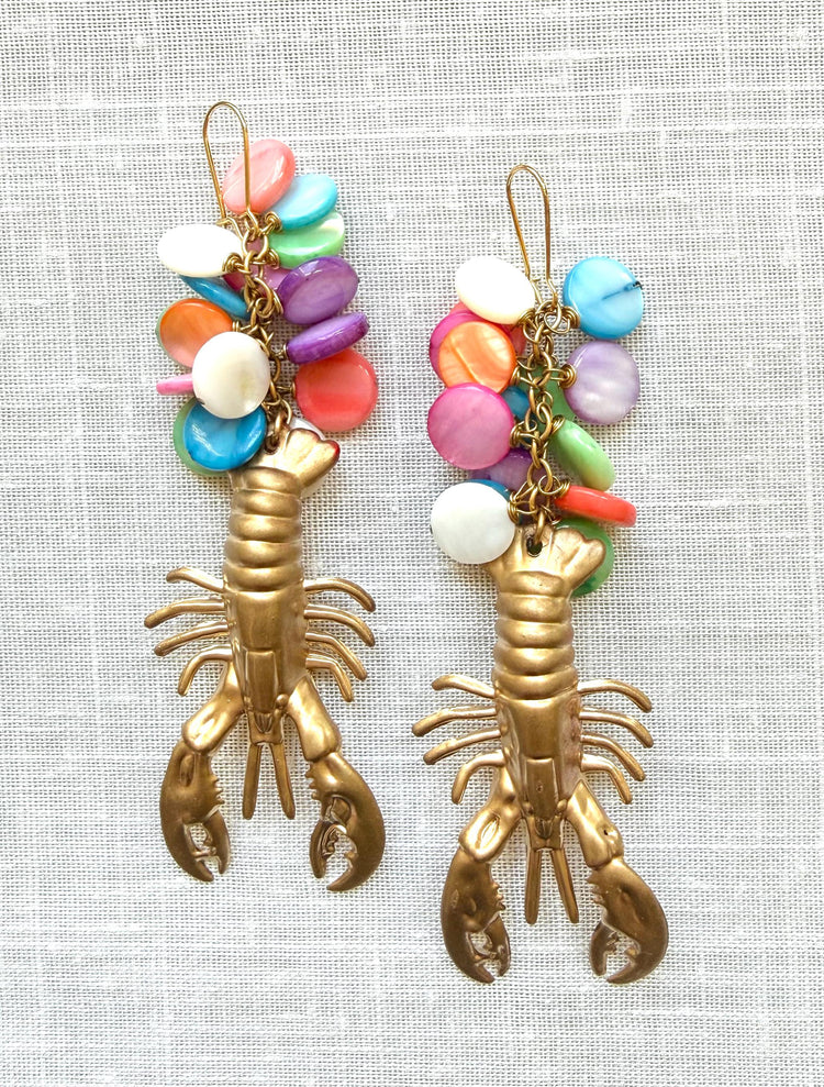 Lenora Dame Lobster Earrings