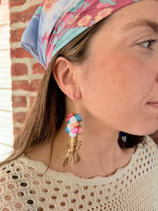 Lenora Dame Lobster Earrings