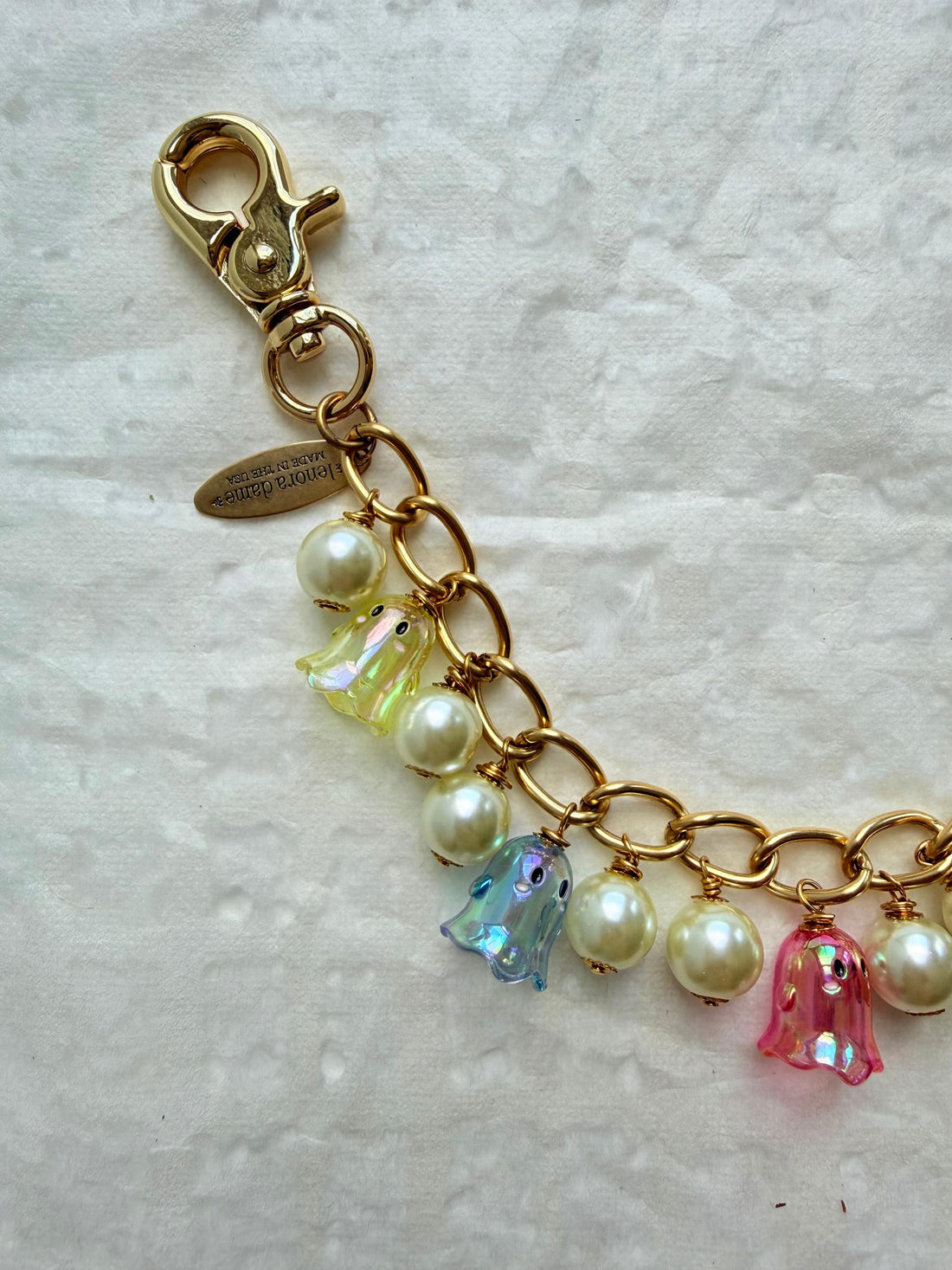 Lenora Dame Colorful Ghost Bag Chain