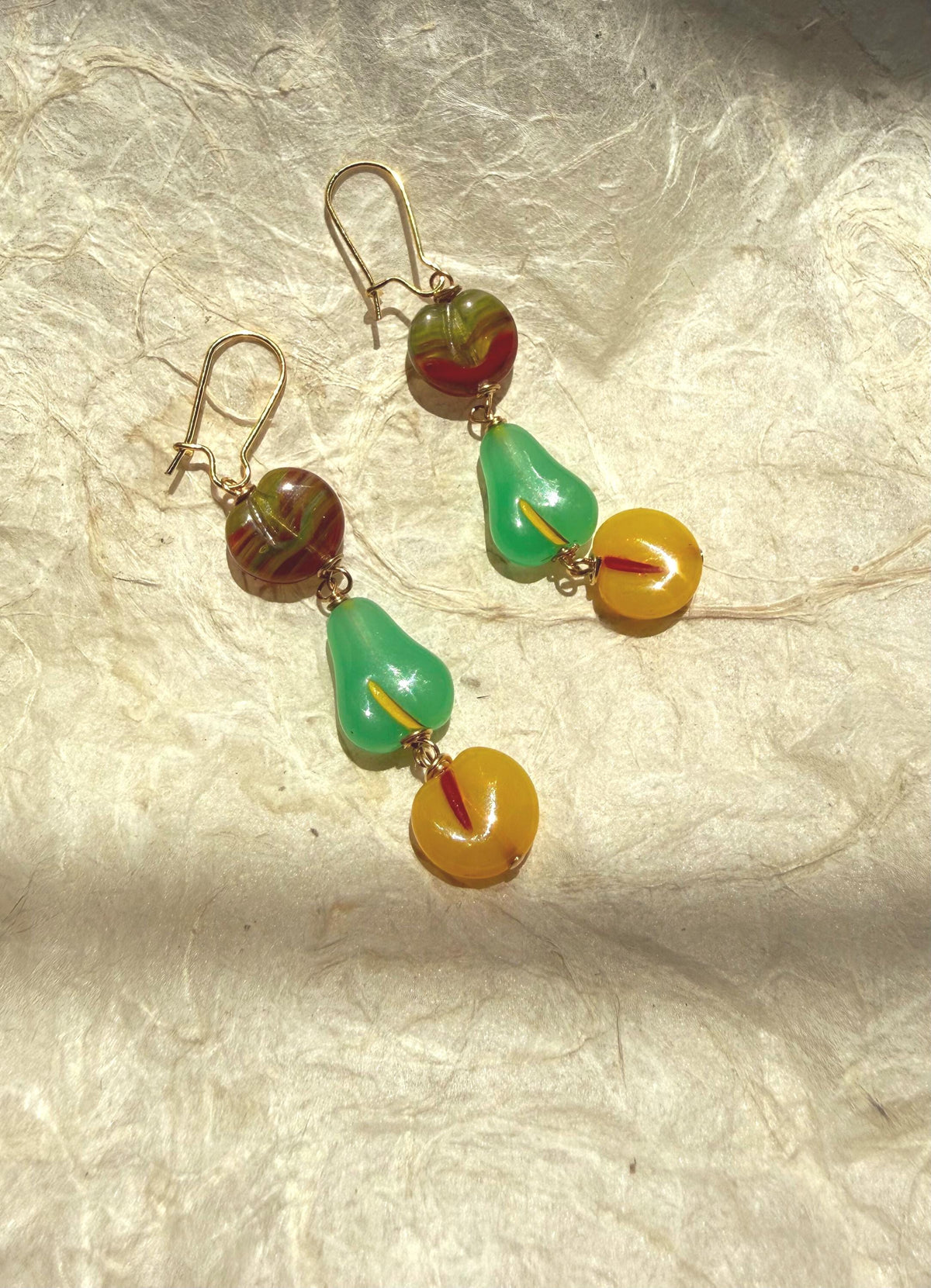 Lenora Dame Glass Fruit Earrings