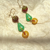 Lenora Dame Glass Fruit Earrings