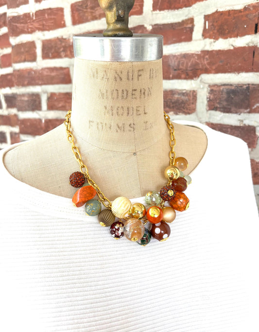 Lenora Dame Cornucopia Charm Necklace