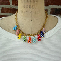 Lenora Dame Fish Charm Necklace