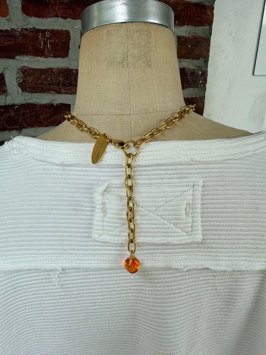 Lenora Dame Fish Charm Necklace