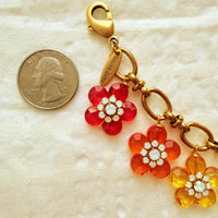 Lenora Dame Rainbow Flower Charm Bracelet